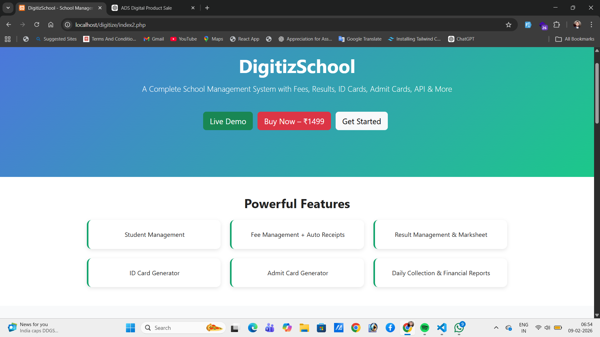 DigitizSchool ERP